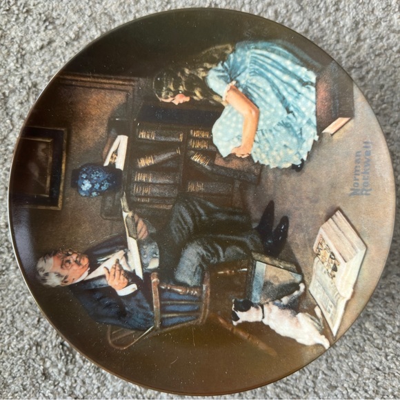 Set of 11 Norman Rockwell Collectors plates. 1979-1991 missing 1980,1990 - Picture 7 of 15
